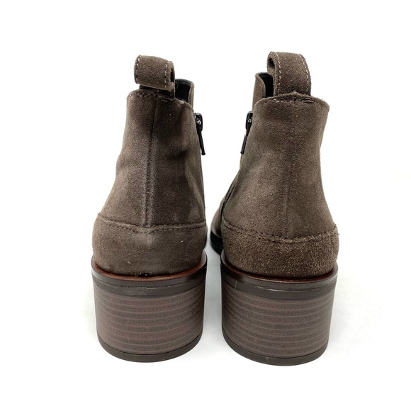 Clarks Women's Memi Zip Ankle BootTaupe Suede - Picture 4 of 7